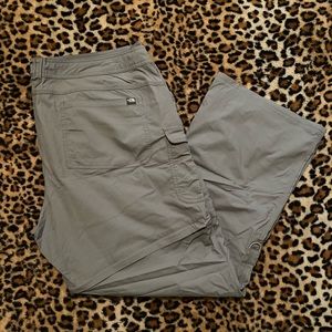 The north face convert pants/shorts size 20